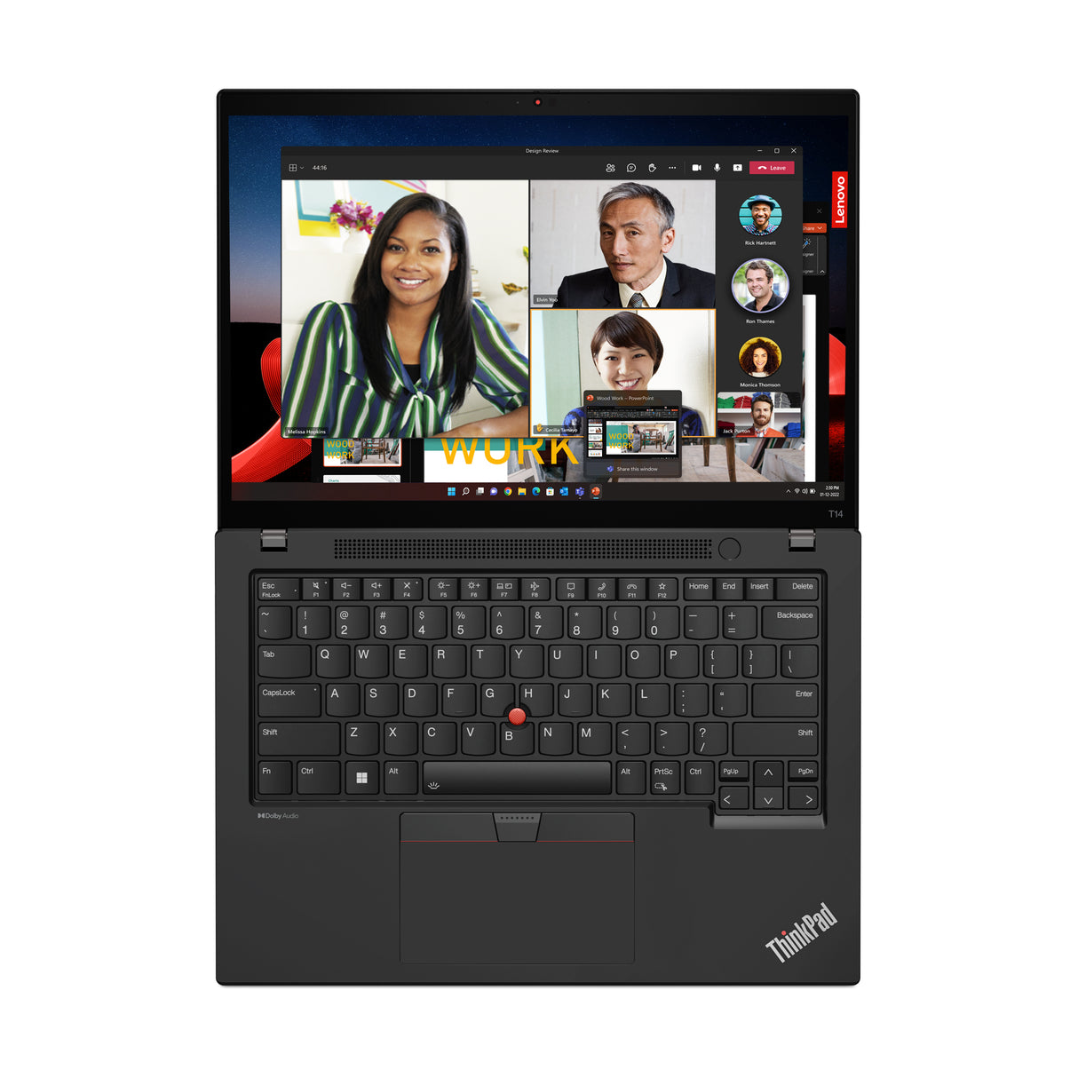 Lenovo ThinkPad T14 Gen 4 (Intel) Laptop Thunder black Portátil Negro Concha