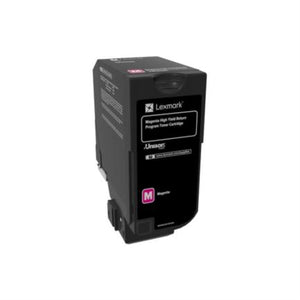 Lexmark 74C4HM0 cartucho de tóner 1 pieza(s) Original Magenta, 12000 páginas