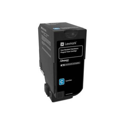 Lexmark 74C4SC0 cartucho de tóner 1 pieza(s) Original Cian, 7000 páginas