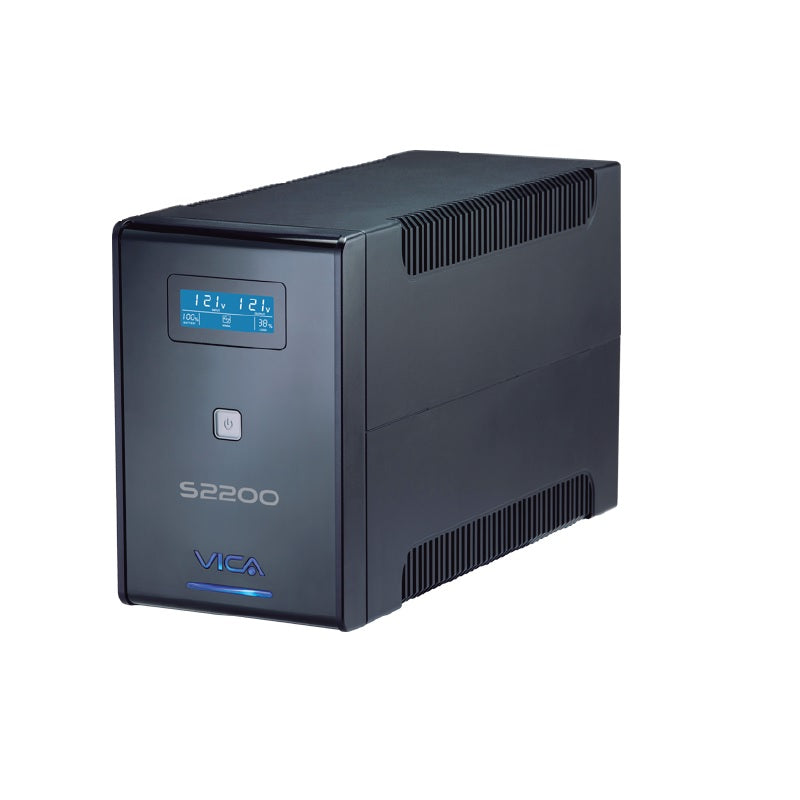 UPS VICA 2200VA/1200W 10 TOMAS, RJ11/45 LCD 2200VA, 1200W, 10 TOMAS, RJ11/45, LCD