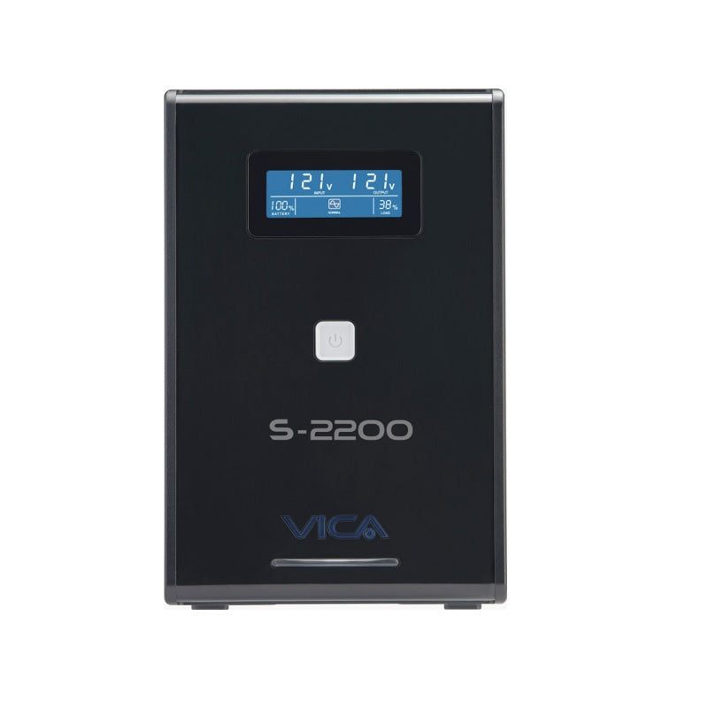 UPS VICA 2200VA/1200W 10 TOMAS, RJ11/45 LCD 2200VA, 1200W, 10 TOMAS, RJ11/45, LCD