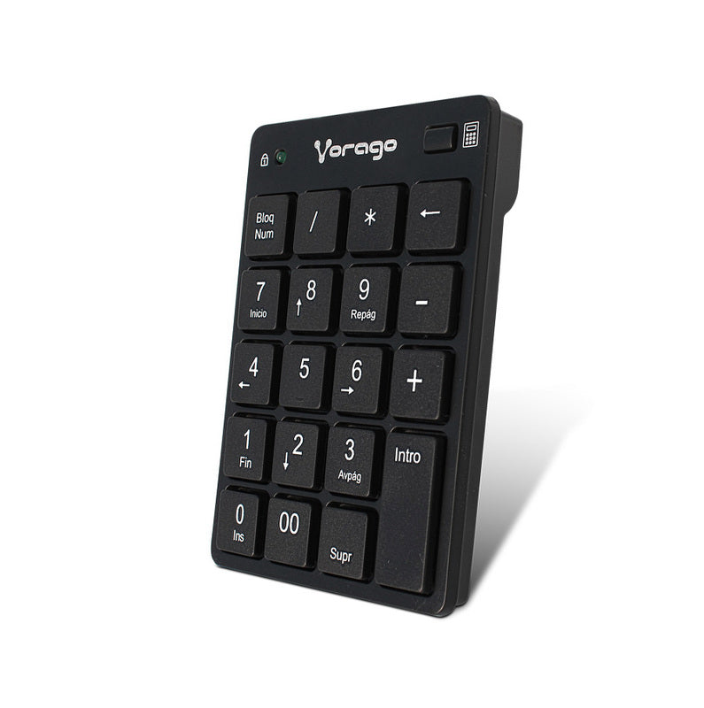 Teclado Numérico USB VORAGO KB-105, 18 Teclas, Cable de 1.5m, Diseño Compacto