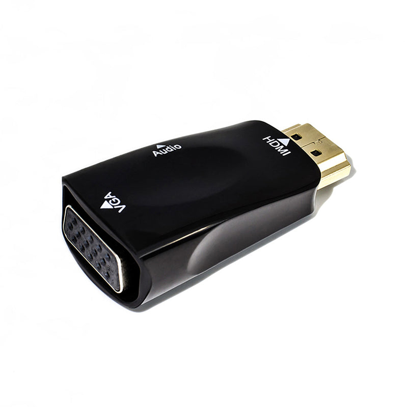 Convertidor VORAGO HDMI a VGA con Mini/Micro HDMI, Audio 3.5 y Adaptador ADP-208