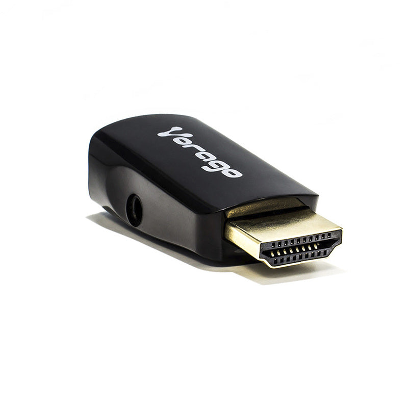 Convertidor VORAGO HDMI a VGA con Mini/Micro HDMI, Audio 3.5 y Adaptador ADP-208