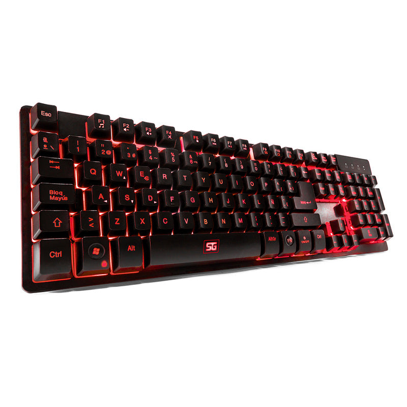 Teclado Vorago Start the Game LED RGB Metalico Multimedia USB KB-502, 104 Teclas, Retroiluminación, Cable 1.5m