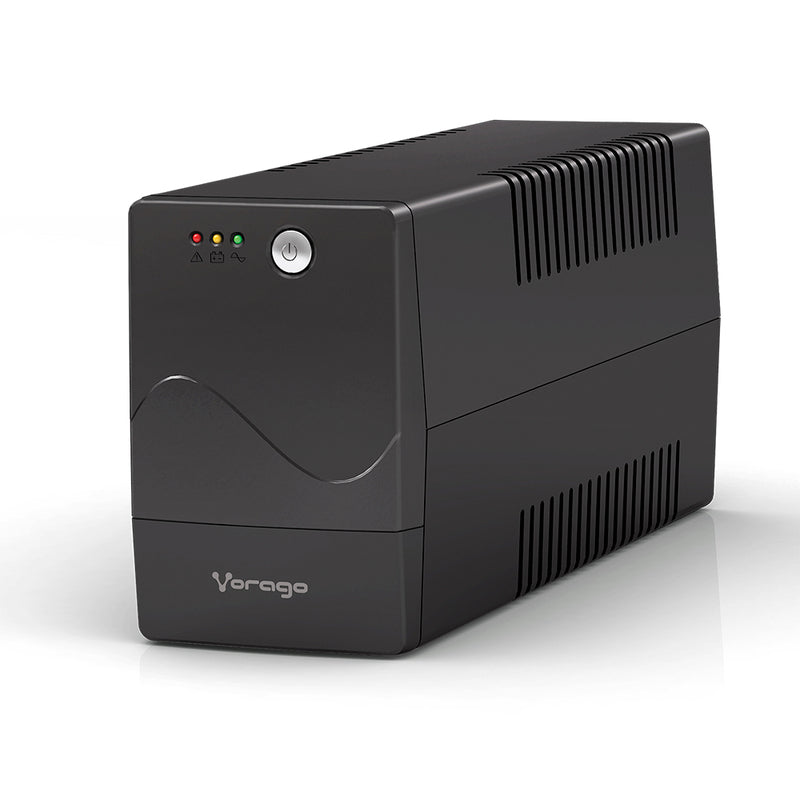 NOBREAK VORAGO 800 VA 480W 6 CONTACTOS CON RESPALDO NEGRO UPS-301