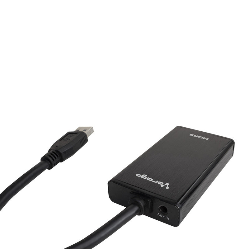 Convertidor Vorago USB 3.0 a HDMI Full HD con Audio 3.5mm, ADP-204