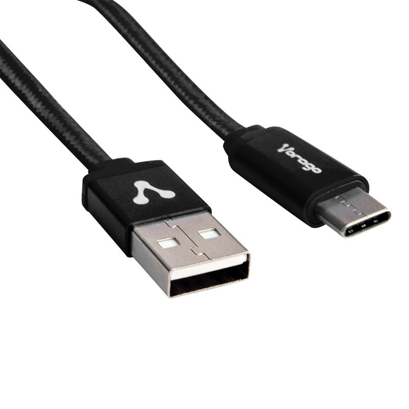 Cable USB Vorago USB A - Tipo C 2 Metros Negro, Transferencia de Datos 480Mbps, Carga Rápida 3A