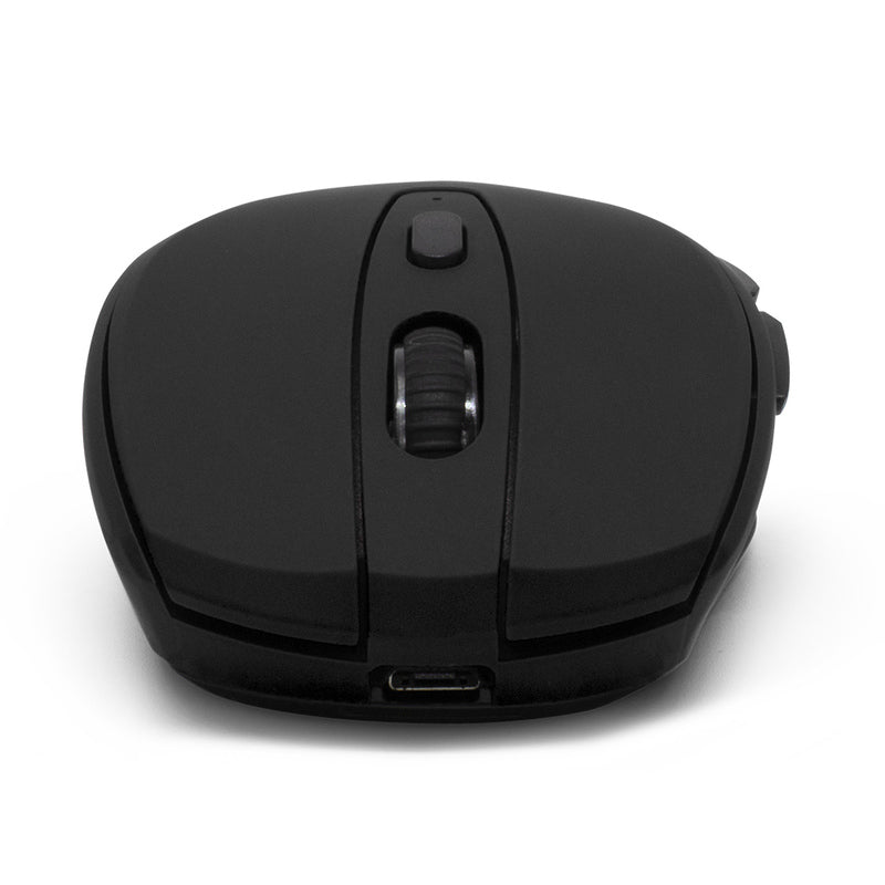 Mouse Vorago MO-306 Inalámbrico Iluminado 2400 DPI Recargable Negro