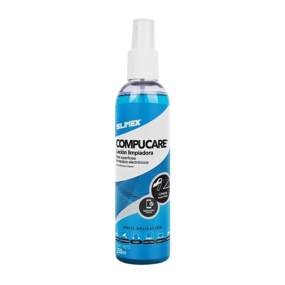 LIMPIADOR SILIMEX PARA SUPEFICIES PLASTICAS COMPUCARE 250ML 7503002196670