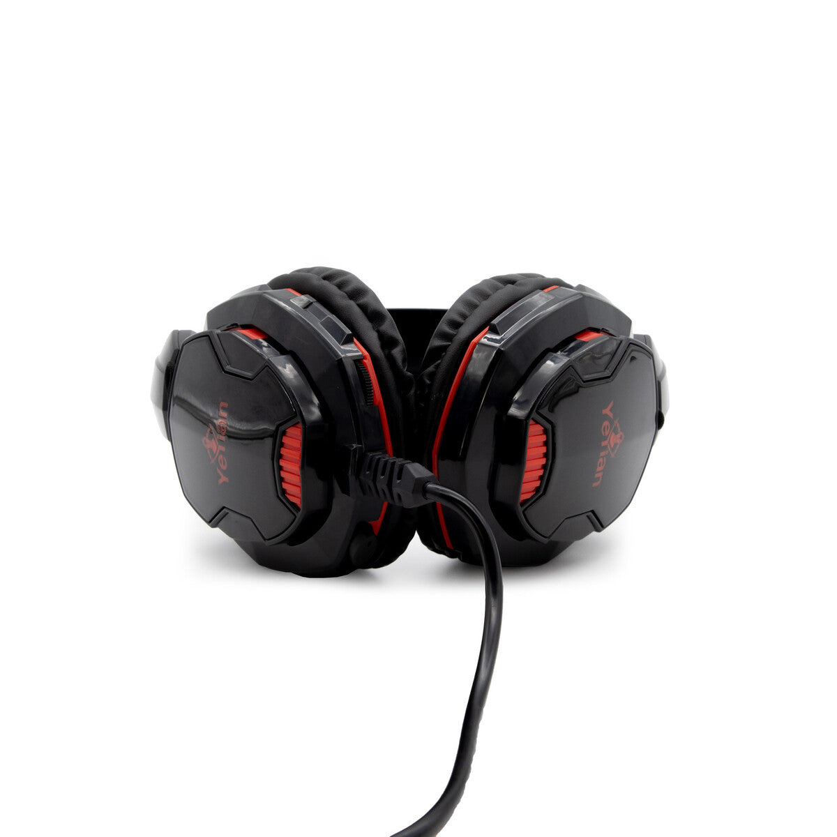 Diadema Yeyian YH2000 Tempest LED, 3.5mm/USB, Micrófono Integrado, Rojo