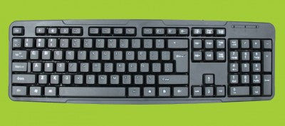 Teclado Alámbrico Stylos USB Ergonómico con Teclas Multimedia y Reposamuñecas, 105 Teclas, Español