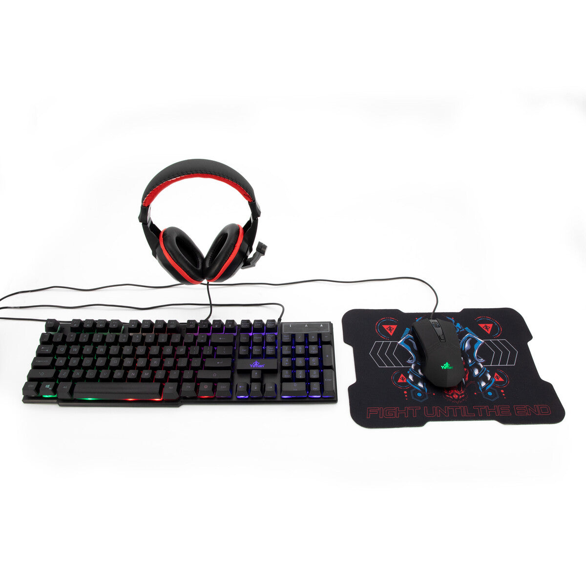Mousepad Gamer Yeyian LED YKH-20707 Hydra S2000, Superficie Texturizada, Iluminación RGB