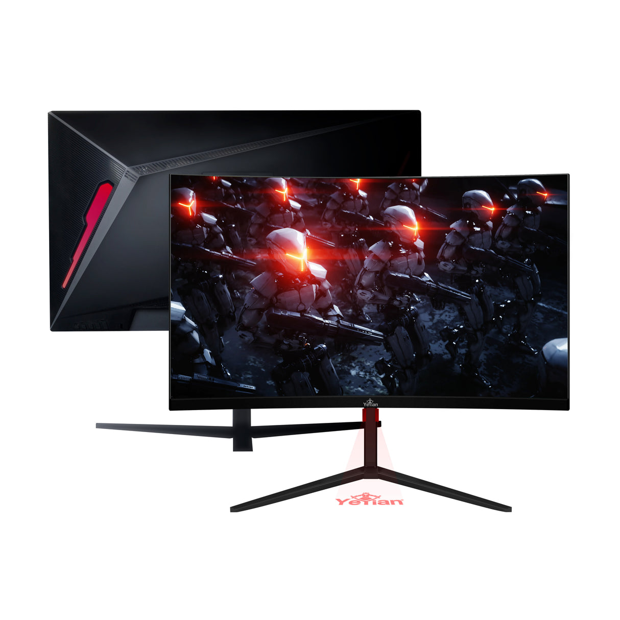 Monitor Curvo 27 YeYian YMC-70102 Sigurd 3001, 165Hz, 1ms, Full HD, DP, 1500R Curvatura, 1920x1080, 16.7M Colores
