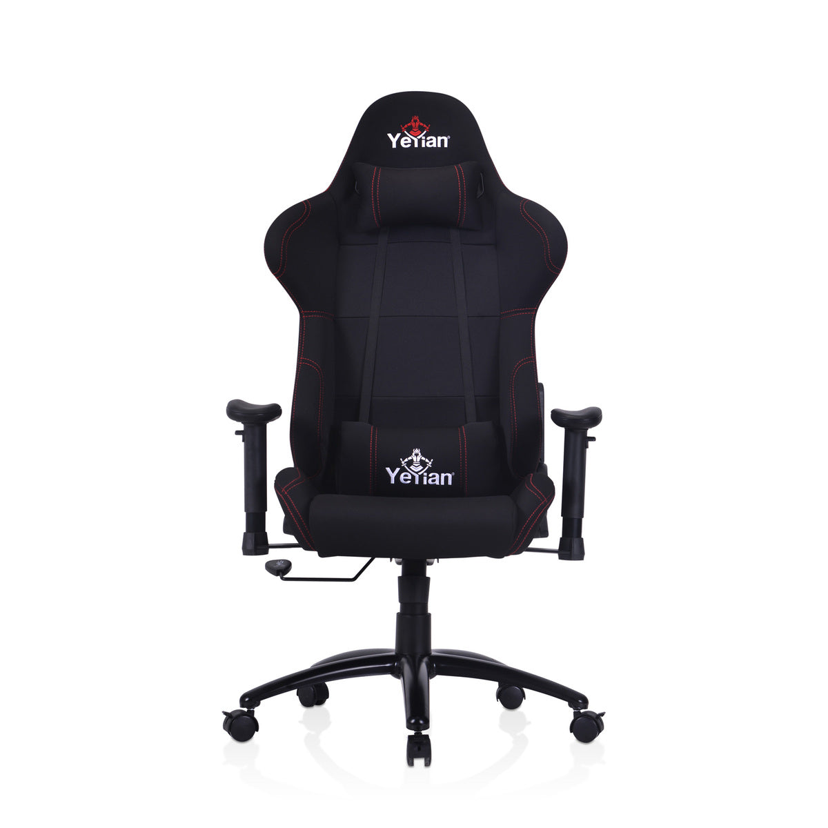 Silla Gamer Yeyian YFC-GCEF-01-RD Windalf S2500, Nylon, Roja/Negro 150kg, Respaldo Ajustable, Ruedas Giratorias