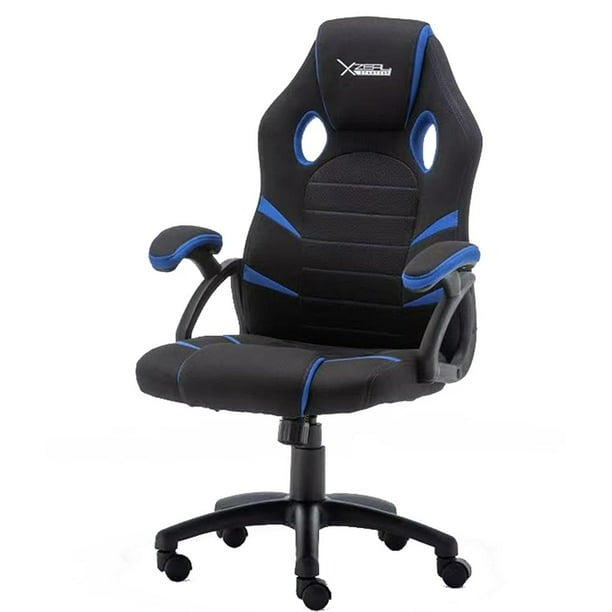Silla Gamer Xzeal Starter Azul Tela Foam Ergonómico Clase 3 XSST050A, Ajustable Altura Reposabrazos Respaldo
