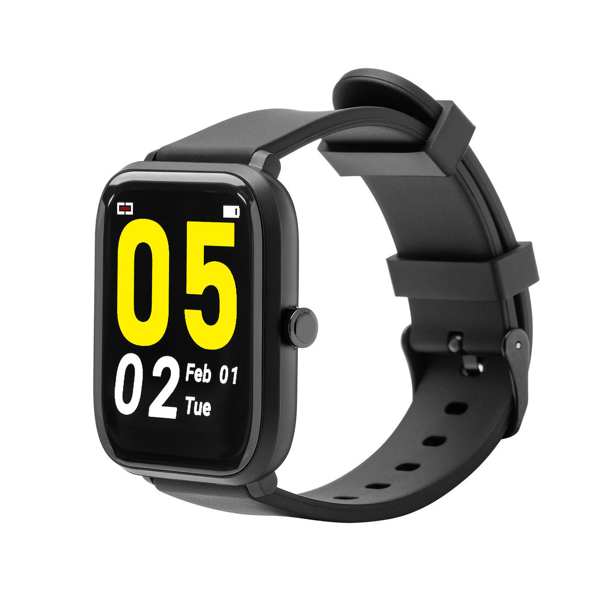 Smartwatch Getttech GWATCH Black 1.7" Touch BT5.0 iOS/Android - IP68 Water Resistant - Heart Rate Monitor - Built-in GPS - Long Battery Life