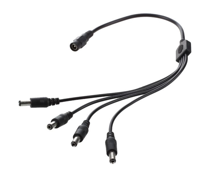 Divisor de Fuente de Poder 1x4, 1 Entrada 4 Salidas, Montaje en Rack