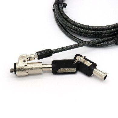 Generic 764465 cable antirrobo Negro 1,8 m