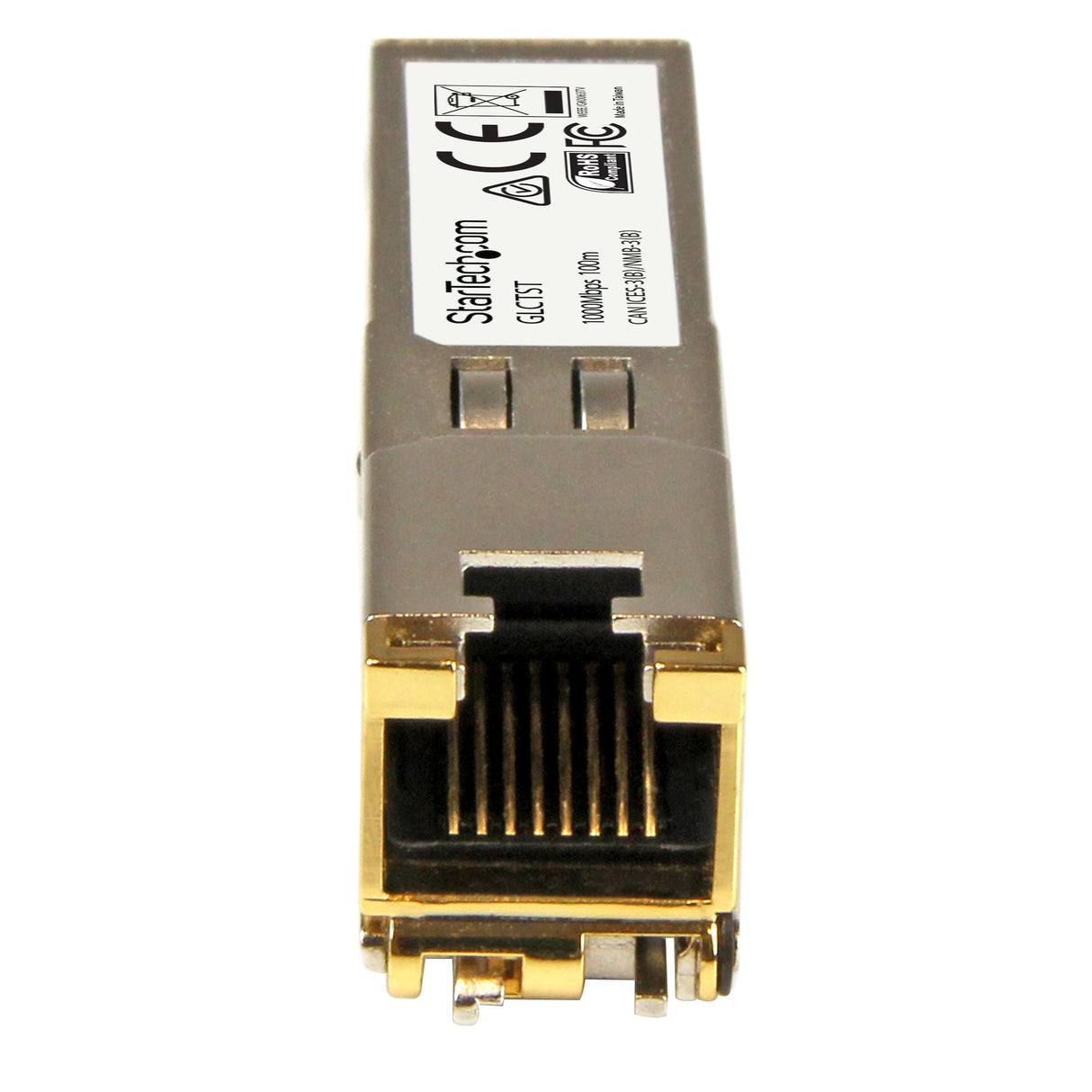 StarTech.com Módulo Transceptor SFP Compatible con Cisco GLC-T - 1000BASE-T - SFP a RJ45 Cat6 / Cat5e - SFP Ethernet Gigabit de 1Gb - RJ45 - 100m - Cisco Firepower, ASR920, IE2000 módulos de red del transceptor Cobre 1000 Mbit/s SFP 100 m