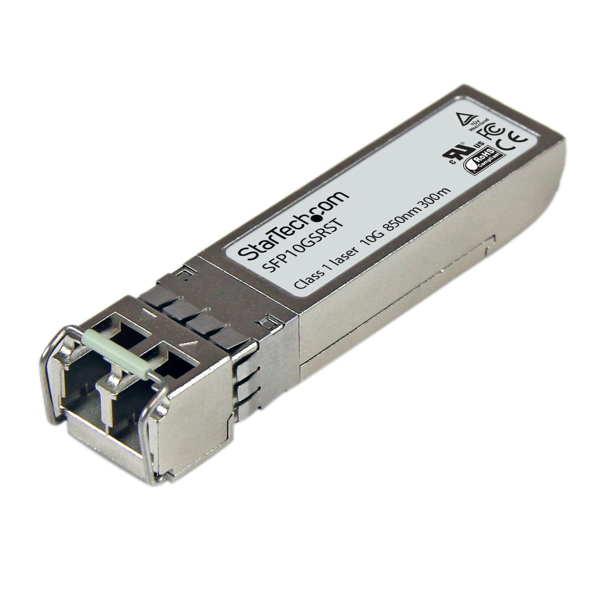 StarTech.com Módulo SFP+ Compatible con Cisco SFP-10G-SR - 10GBASE-SR - Fibra multimodo de 10GbE - SFP+ Ethernet Gigabit 10Gb - LC - 300m - 850nm - Cisco Firepower, ASR9000, C9300 DDM módulos de red del transceptor SR 11100 Mbit/s SFP+ Si