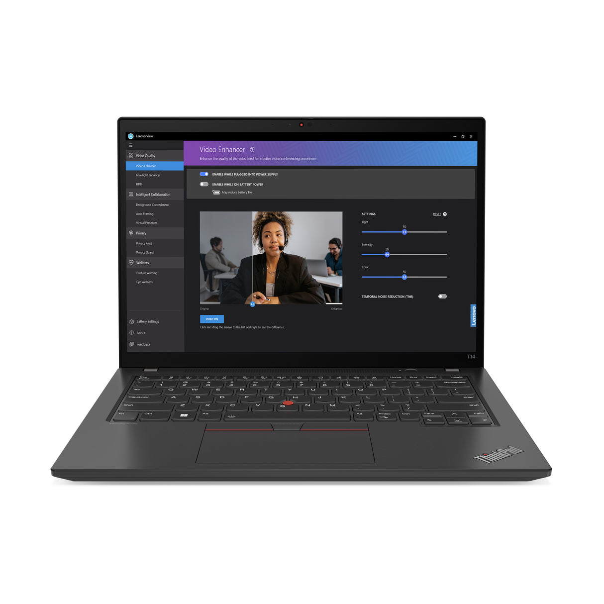 Lenovo ThinkPad T14 Gen 4 (Intel) Laptop Thunder black Portátil Negro Concha