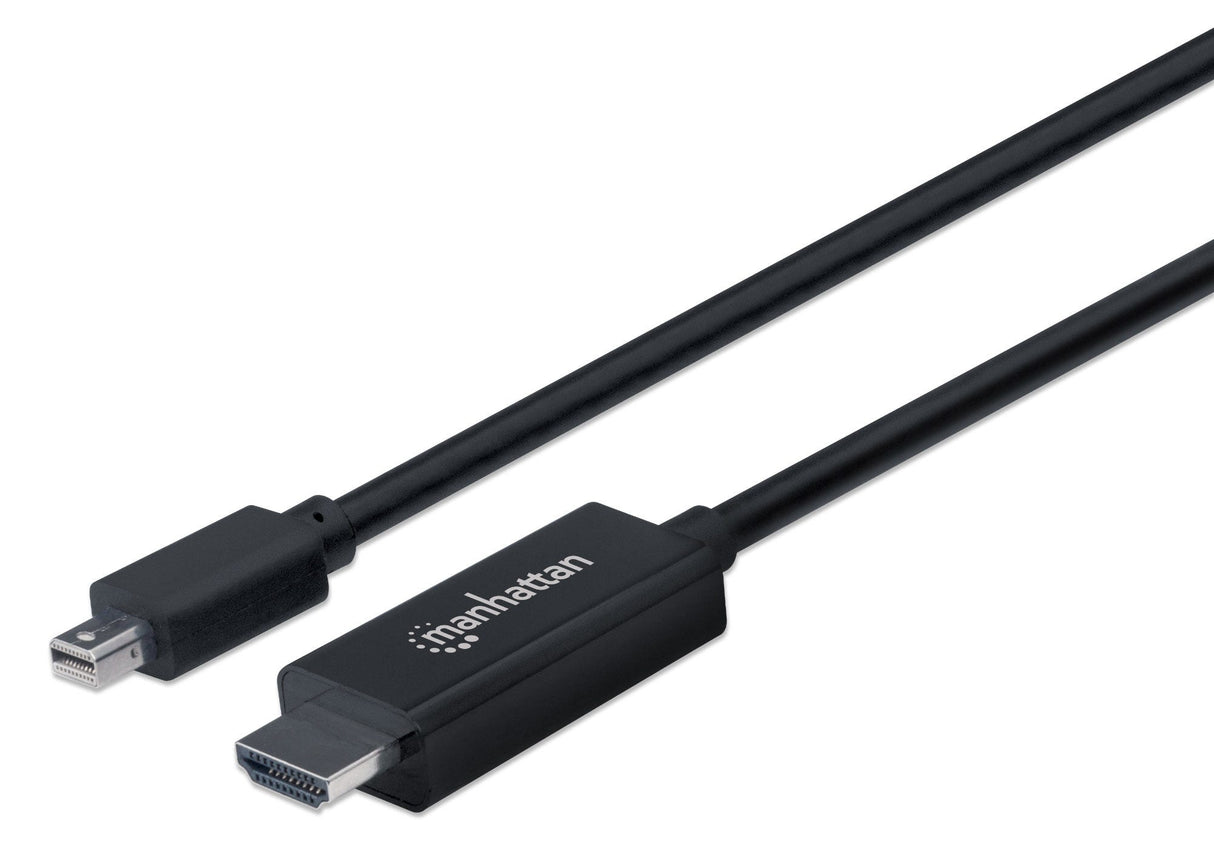 Manhattan Cable Mini DisplayPort a HDMI 1080p Cable Derecho Derecho Oro 1,8 m