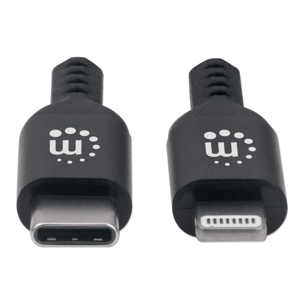 Manhattan Cable USB-C a Lightning® para carga y sincronización Cable 0,5 m USB C Lightning Macho