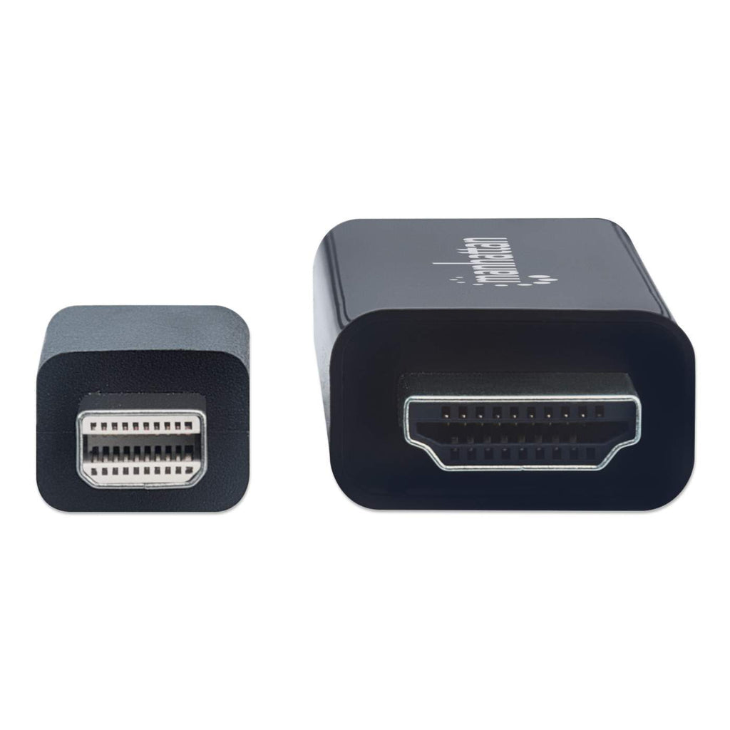 Manhattan Cable Mini DisplayPort a HDMI 4k@60Hz Cable Derecho Derecho Oro 1,8 m