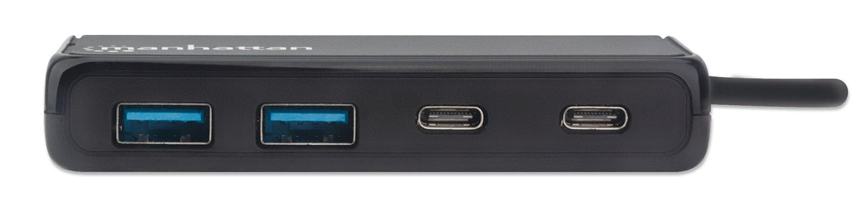 Manhattan 164887 hubs de interfaz USB 3.2 Gen 1 (3.1 Gen 1) Type-A 2 2 4