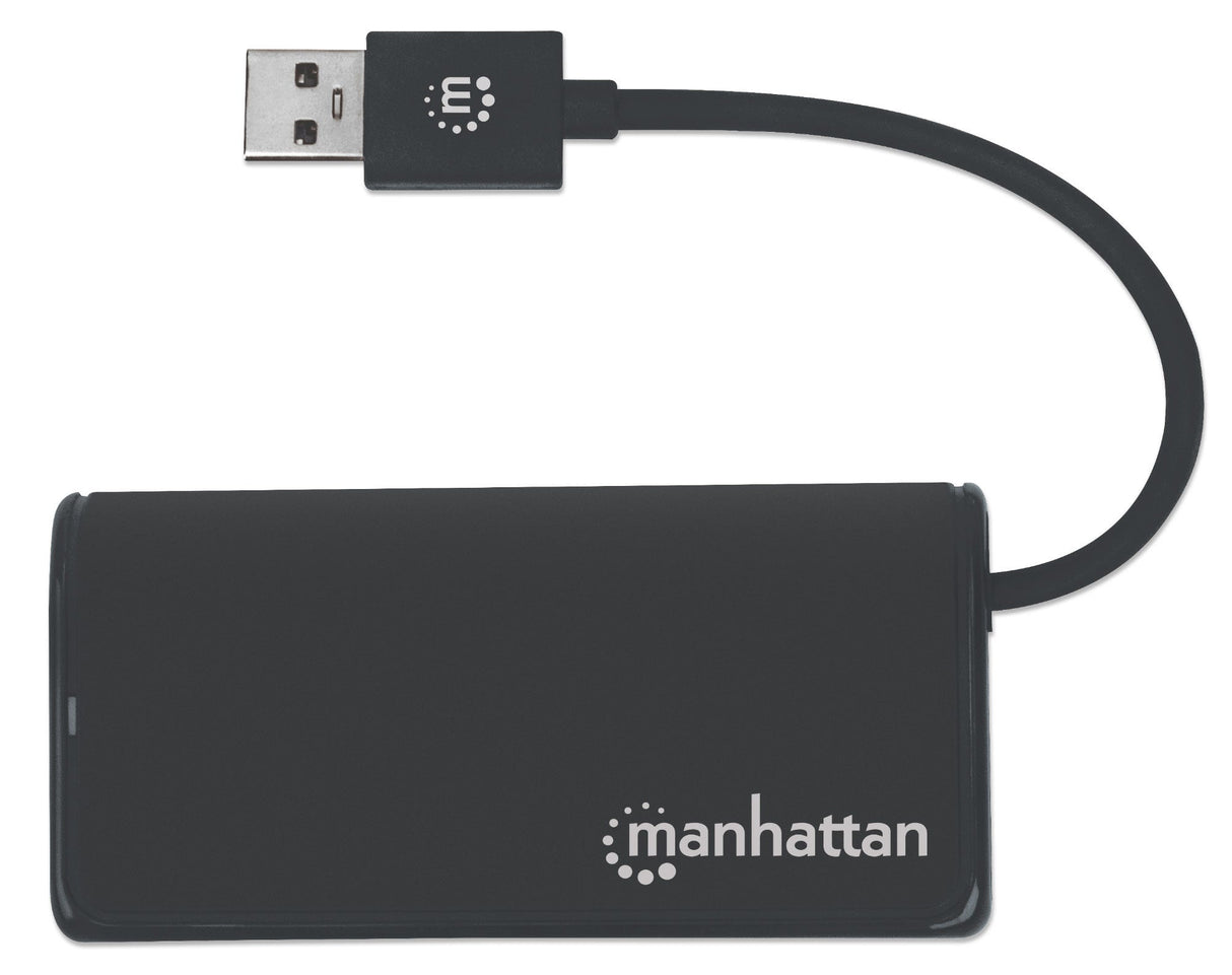Manhattan 164887 hubs de interfaz USB 3.2 Gen 1 (3.1 Gen 1) Type-A 2 2 4