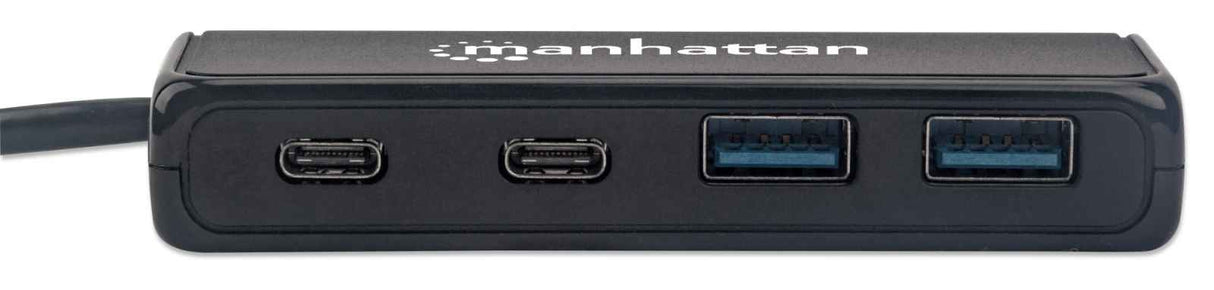 Manhattan 164887 hubs de interfaz USB 3.2 Gen 1 (3.1 Gen 1) Type-A 2 2 4