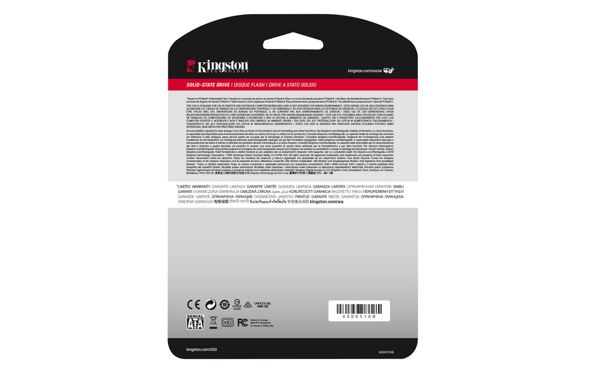 Kingston Technology A400 unidades internas de estado sólido 1,92 GB 2.5" Serial ATA III TLC