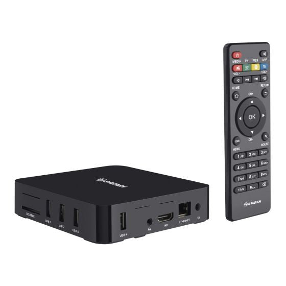 Steren INTV-110 convertidor de Smart TV Negro Full HD 8 GB Wifi Ethernet, 1.5 GHz, Flash, MicroSD (TransFlash)