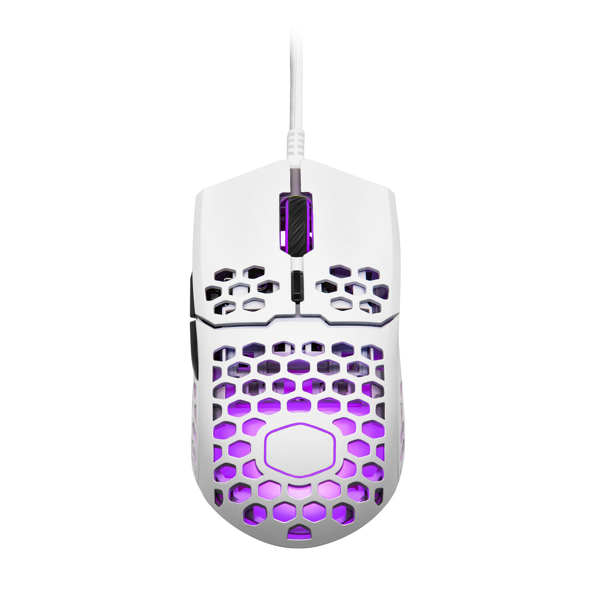 Cooler Master Gaming MM711 ratón Juego Ambidiestro USB tipo A Óptico 16000 DPI, Blanco