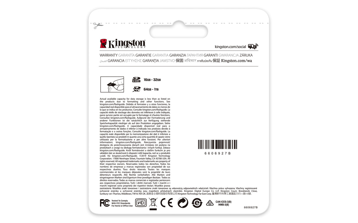 Kingston Technology Canvas Select Plus Memoria Flash 32 GB SDHC 100 MB/s UHS-I