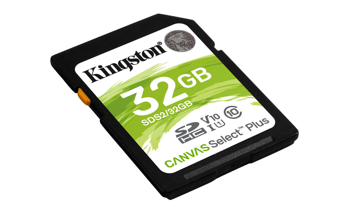 Kingston Technology Canvas Select Plus Memoria Flash 32 GB SDHC 100 MB/s UHS-I