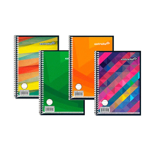 Estrella 0052 cuaderno y block 100 hojas Colores surtidos