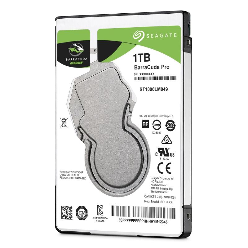 DISCO DURO INTERNO SEAGATE 1TB 2.5" ST1000LM049 7200RPM SATA 6Gb/s 128MB CACHE BARRACUDA PRO