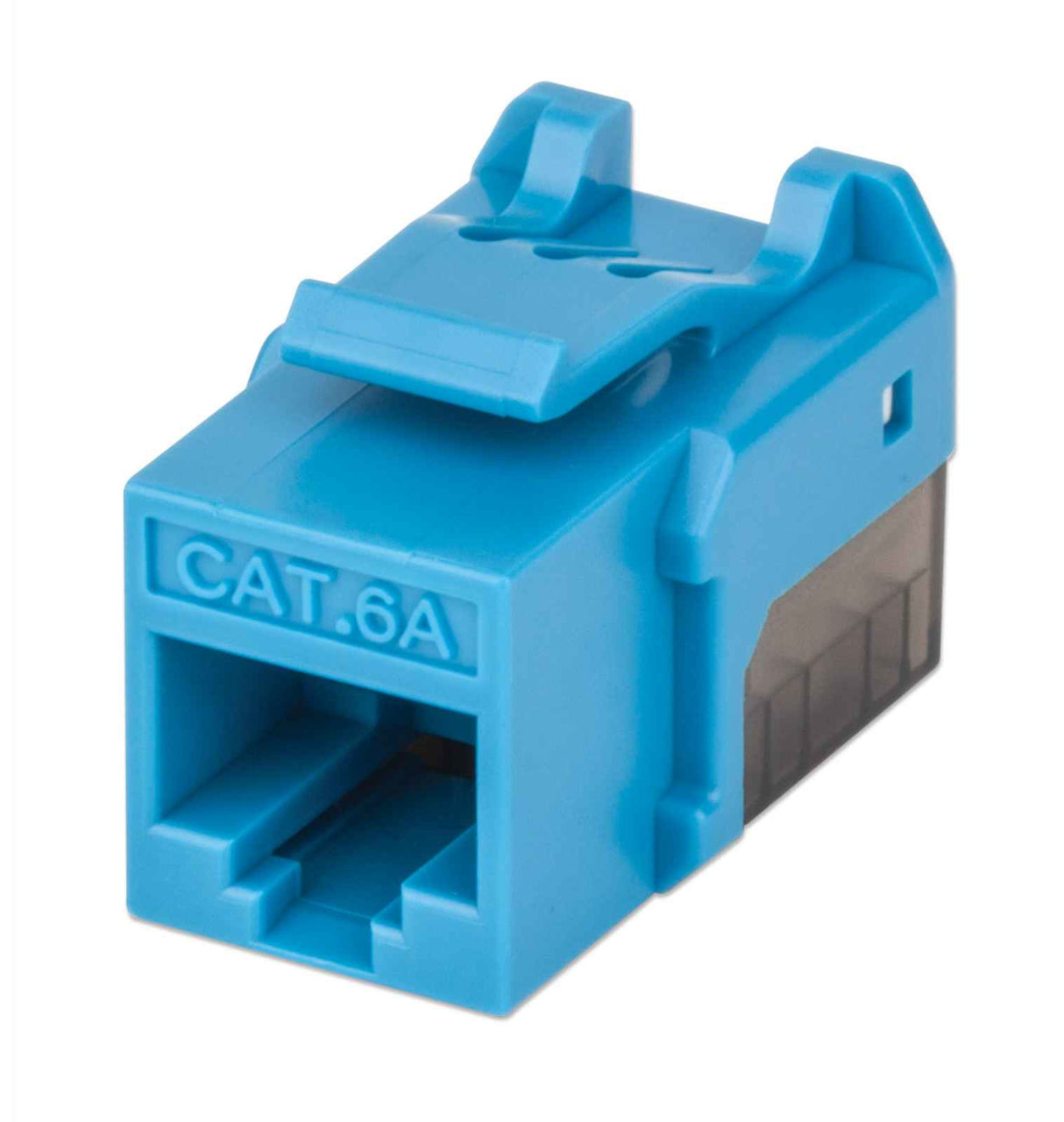 Intellinet Jack Keystone Cat6a FastPunch módulos de conectores de red Plano Azul IDC RJ-45