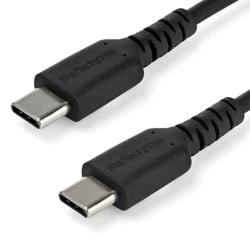StarTech.com Cable de 1m de Carga USB C - de Carga Rápida y Sincronización USB 2.0 Tipo C a USB C para Portátiles - Reve