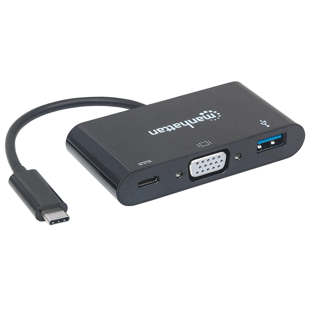 Convertidor de Video Manhattan USB-C a SVGA Hembra 152044, 1080p, 60Hz, 1920x1080