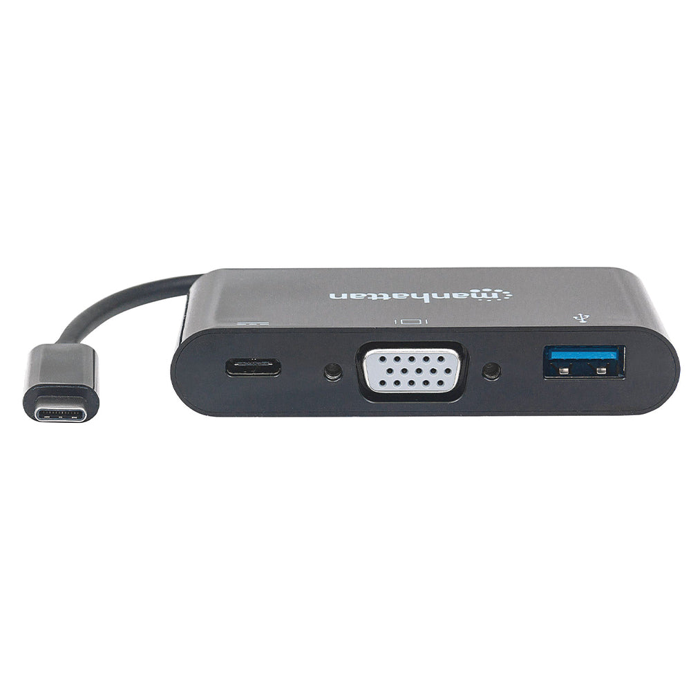 Convertidor de Video Manhattan USB-C a SVGA Hembra 152044, 1080p, 60Hz, 1920x1080