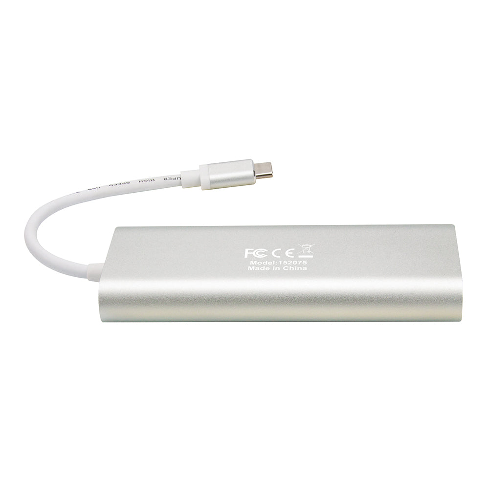 Estación Docking USB Tipo-C 6 en 1 Manhattan 152075, HDMI, Ethernet, SDXC