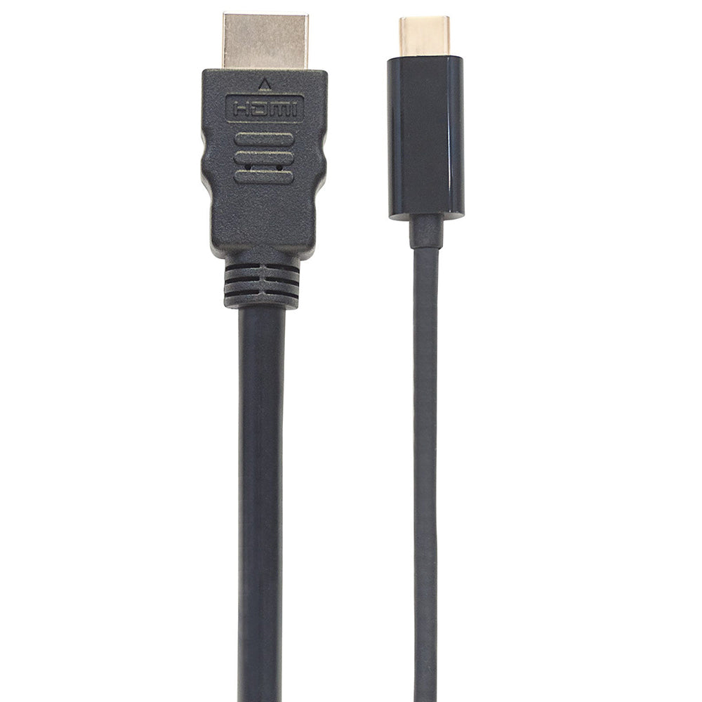 Cable USB Manhattan Tipo C a HDMI 1.0m V3.1 4K 152235, Alta Velocidad