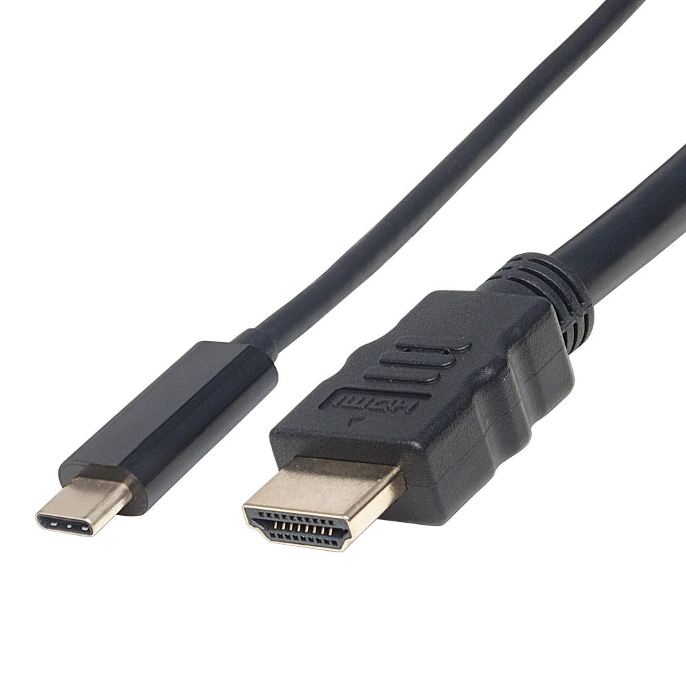 Cable USB Manhattan Tipo C a HDMI 1.0m V3.1 4K 152235, Alta Velocidad