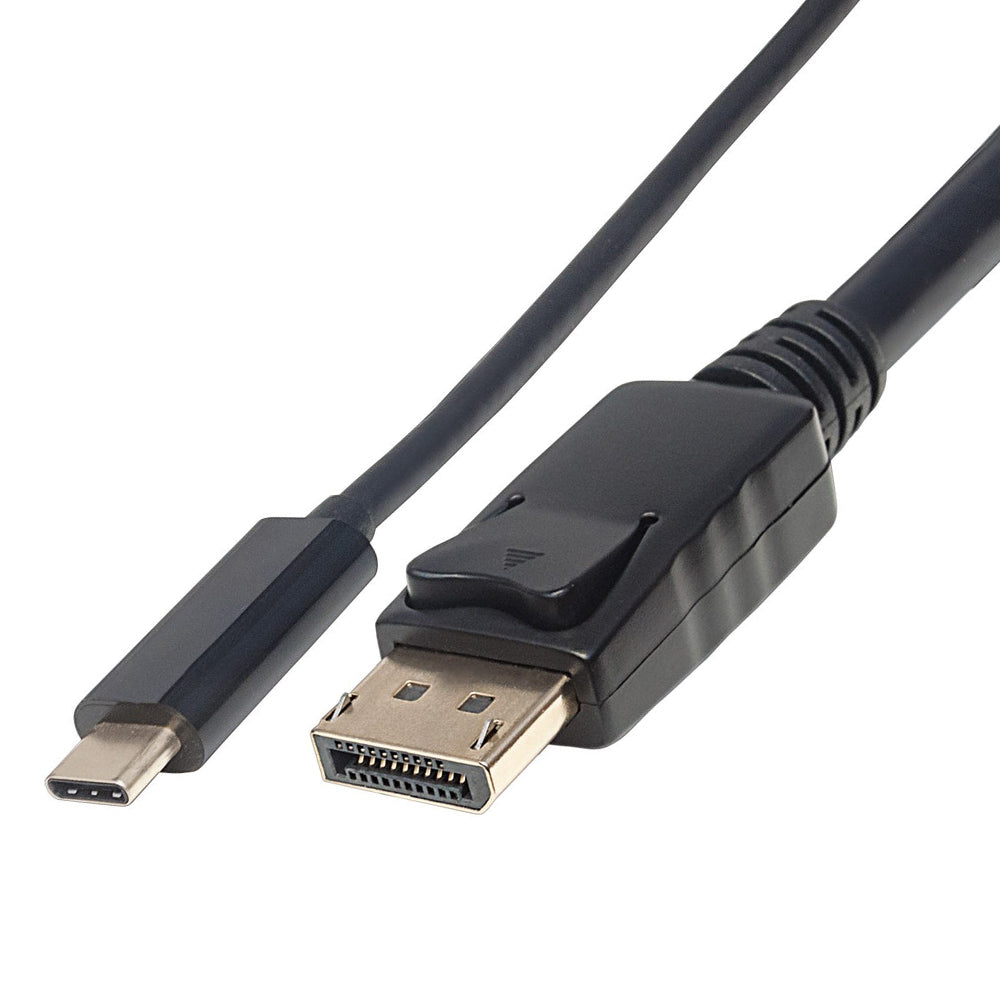 CABLE USB-C MANHATTAN V3.1 A DISPLAYPORT M 2.0M 4K 152464, 10Gbps, 2 Metros, Conectores Dorados