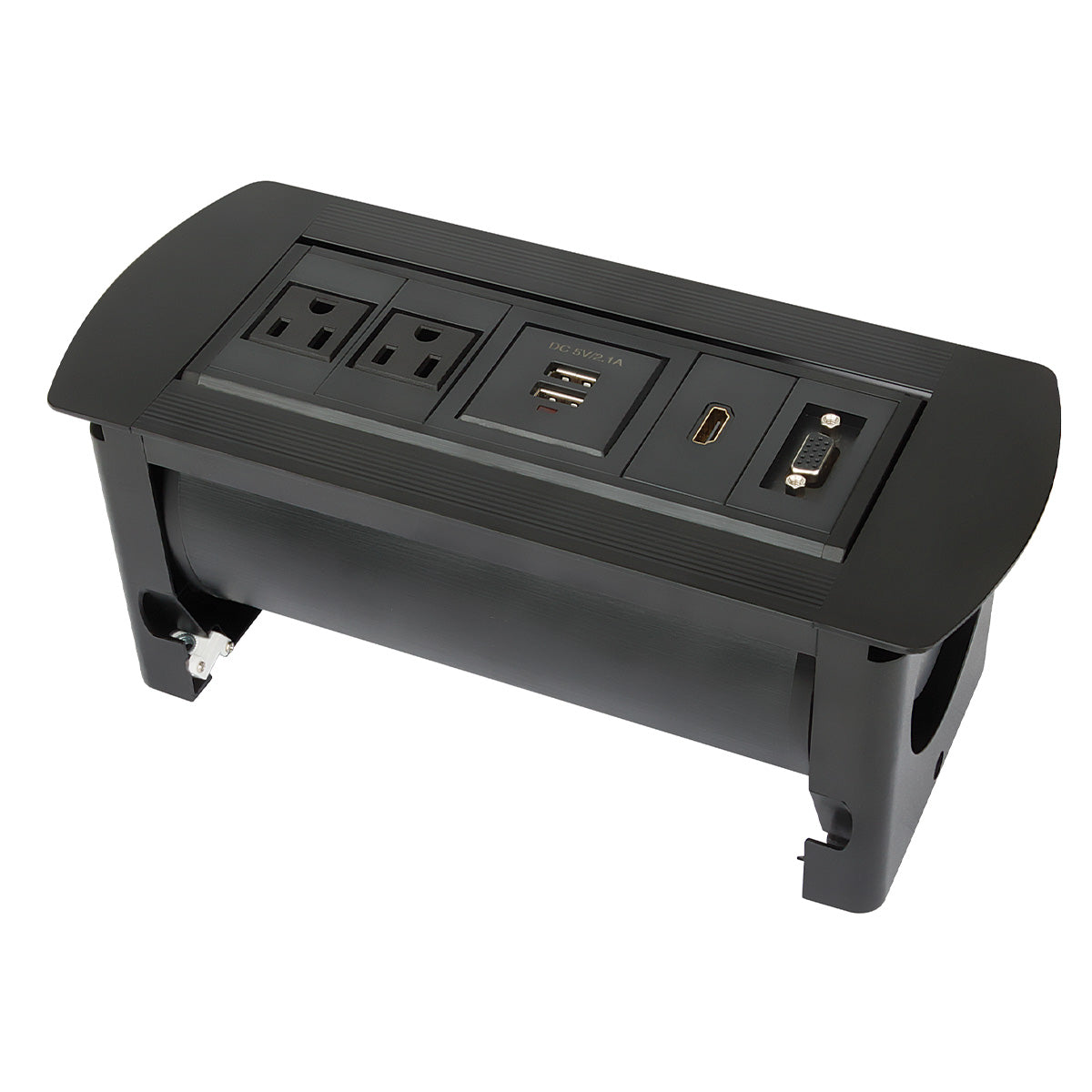 Caja de Mesa Manhattan AC2 con Conexiones USB2, HDMI1, VGA1, 164832