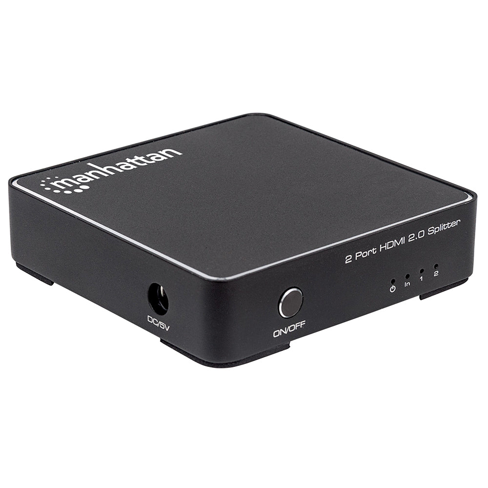 Splitter HDMI Manhattan UHDTV 4K 60Hz 1 Entrada 2 Salidas AC-207591 con Control Auto
