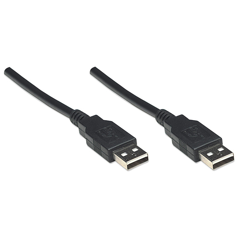 Cable USB Manhattan V2.0 A Macho a Macho 1.8mts 480Mbps 306089